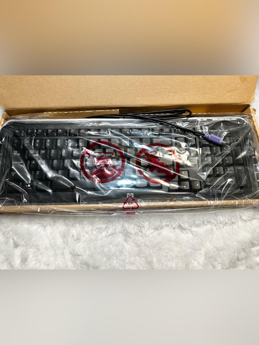 NEW HP Model 5070-2536 PS/2 Full Size QWERTY Keyboard W/Numeric Key Pad